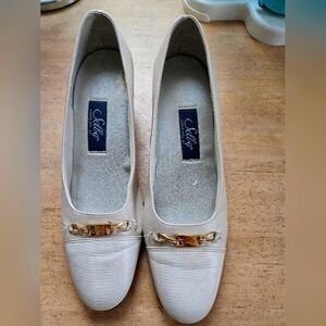 Selby vintage leather flex pumps